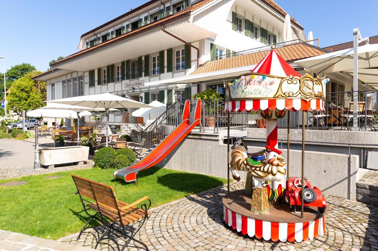 Gasthof Zum Schluessel La Meridienne Fribourg Sa Ueberstorf 外观 照片