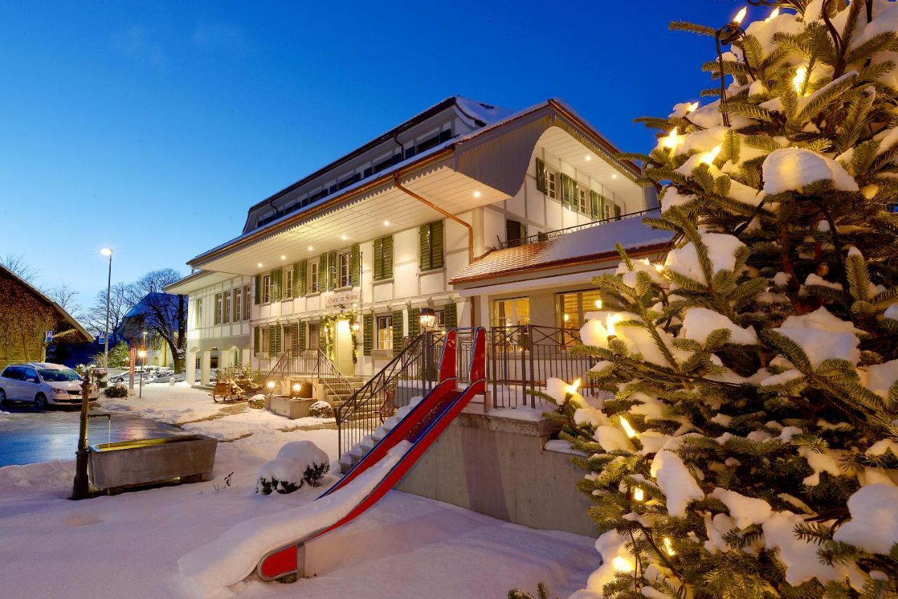 Gasthof Zum Schluessel La Meridienne Fribourg Sa Ueberstorf 外观 照片