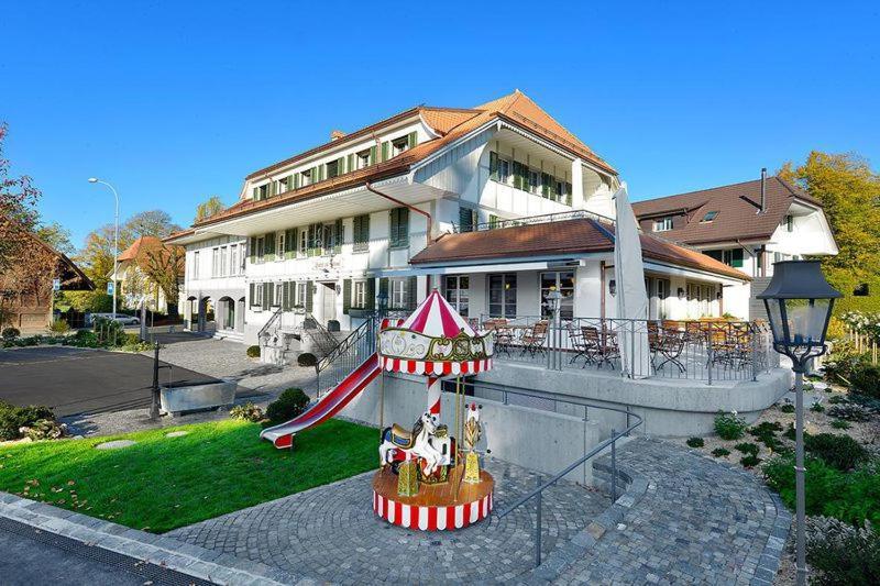 Gasthof Zum Schluessel La Meridienne Fribourg Sa Ueberstorf 外观 照片